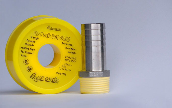 Product of the Month: Oz Pack 100 Gold PTFE Tape