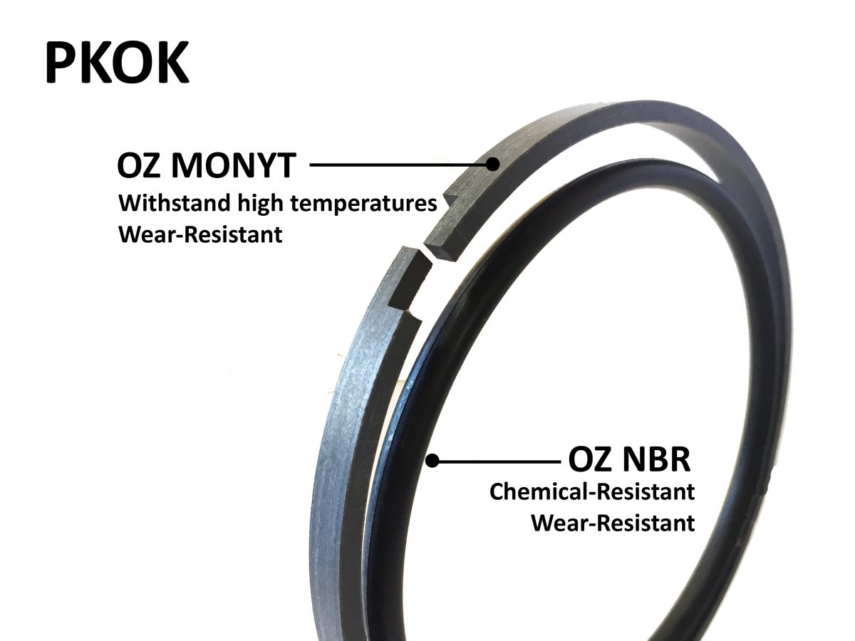 PKOK; DOUBLE ACTING PISTON SEAL Oz Seals Pty Ltd